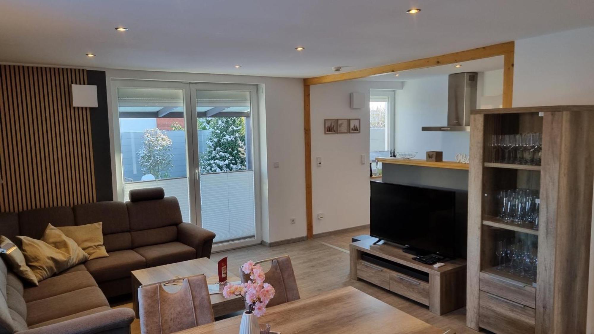 Ferienhaus Plattfisch Dornum Extérieur photo